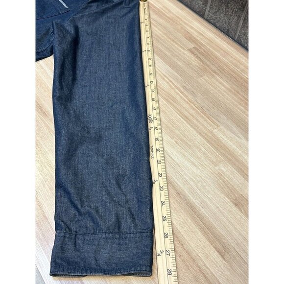 Toad & Co Mens Shirt Yonder Long Sleeve XXL Button Up Pocket Blue Men 2XL - Picture 11 of 13